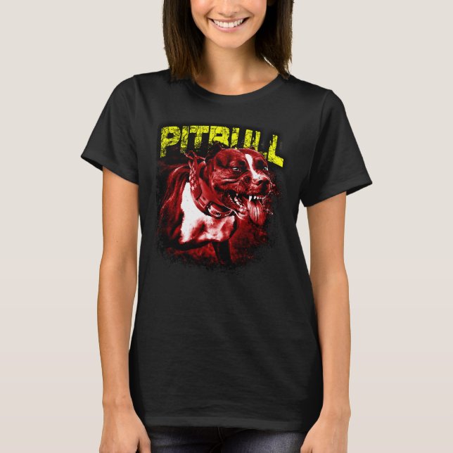 Camiseta Angry Apbt American Pitbull Terrier (Anverso)