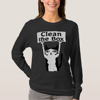 Camiseta Angry Cat Clean The Box Kitten Adopt Forbidden Res