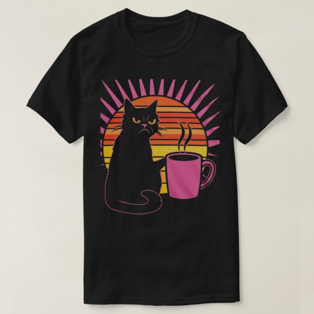 Camiseta Angry Cat Joe 2 blks Mens (Diseño del anverso)