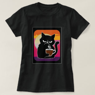 Camiseta Angry Cat Joe 3 mujeres de blk