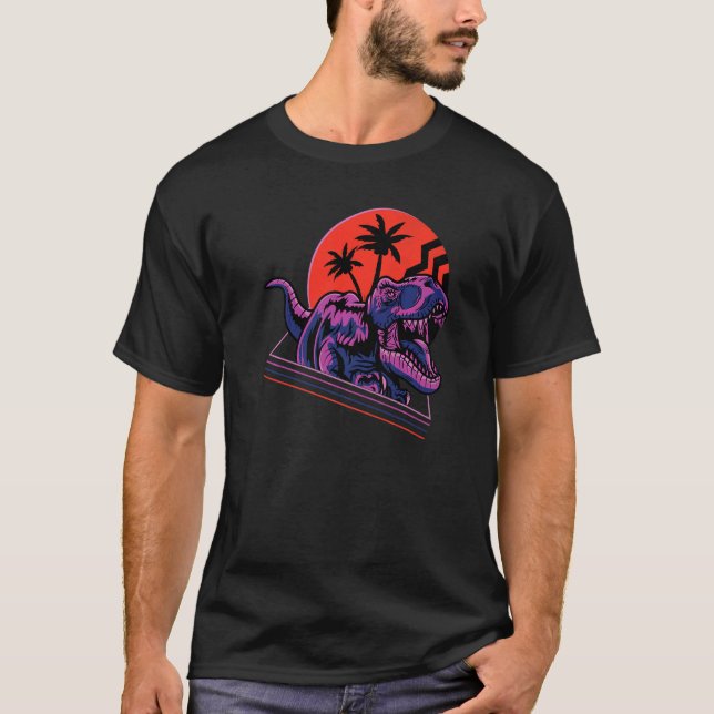 Camiseta Angry Dinosaur Moody Person   (Anverso)