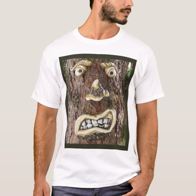 Camiseta Angry Face Tree (Anverso)