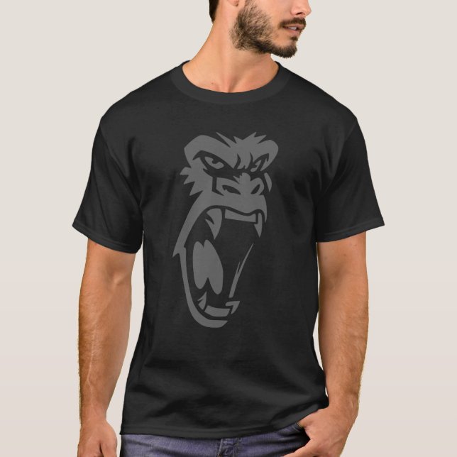 Camiseta Angry Gorilla Face For Men Women Kids  1 (Anverso)