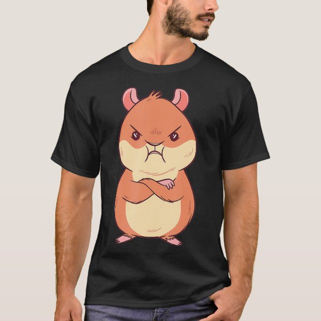 Camiseta Angry Grumpy Hamster (Anverso)