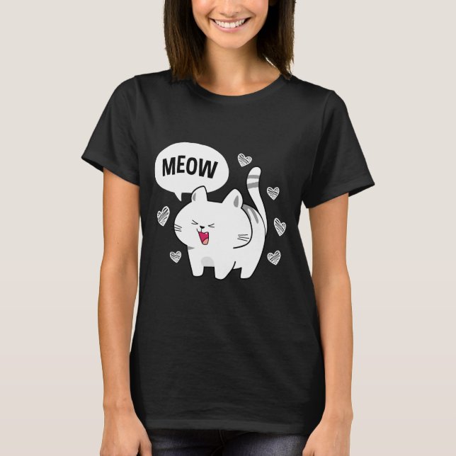 Camiseta Angry Kitty (Anverso)
