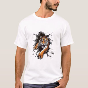 Camiseta Angry Lion Strong Paw testing Luxury