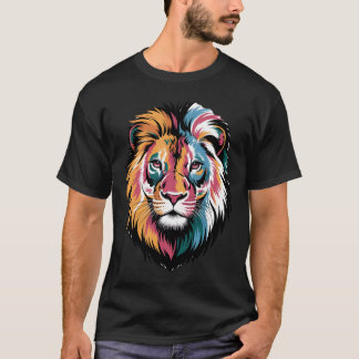 Camiseta Angry Lion T Shirt Lion T shirt king Tee