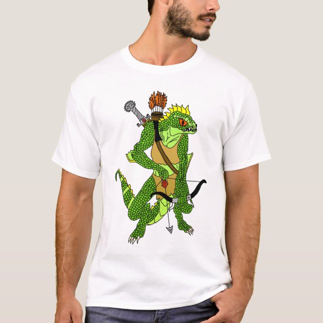 Camiseta Angry Lizardman T-Shirt (Anverso)