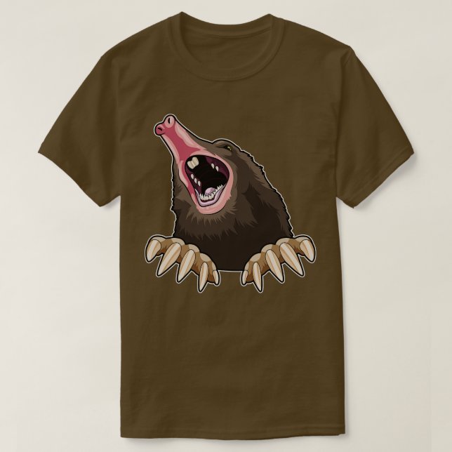 Camiseta Angry Mole (Diseño del anverso)