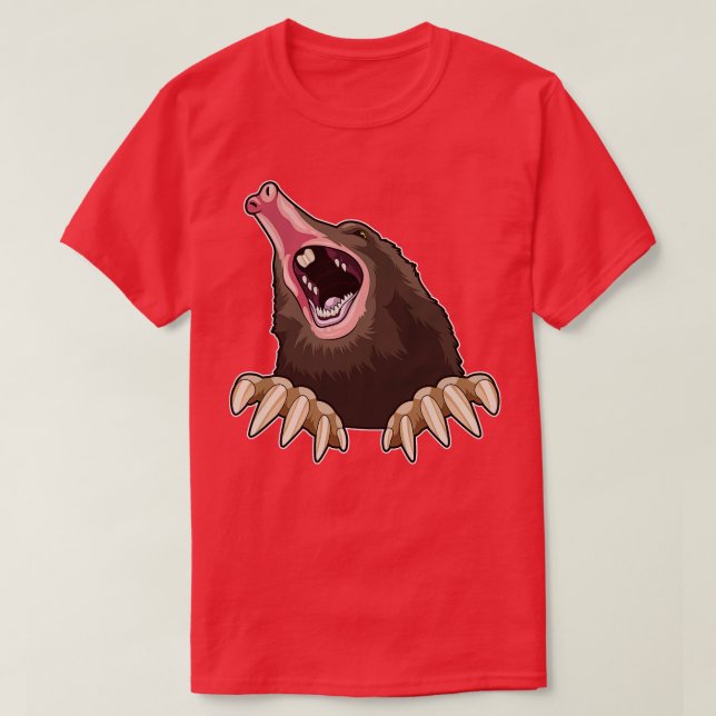 Camiseta Angry Mole (Diseño del anverso)
