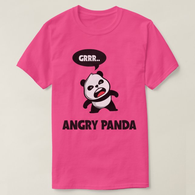 Camiseta Angry Panda Grrr (Diseño del anverso)