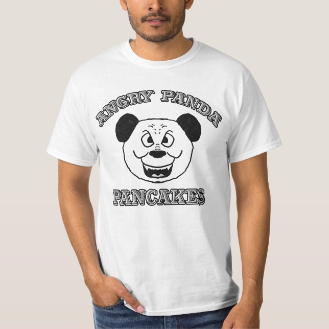 Camiseta Angry Panda Pancakes (Anverso)