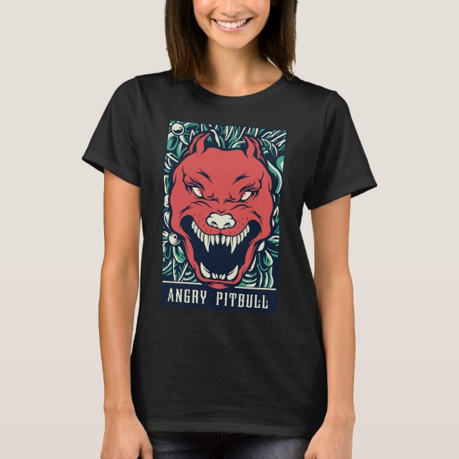Camiseta Angry Pitbull (Anverso)
