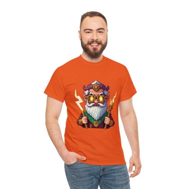 Camiseta Angry Pixelated Zeus with steampunk glasses (Subido por el creador)