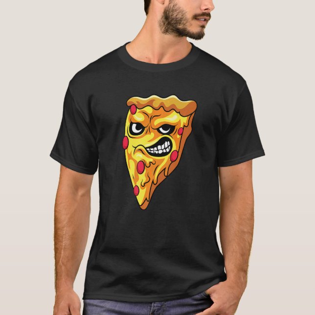 Camiseta Angry Pizza Gourmet (Anverso)