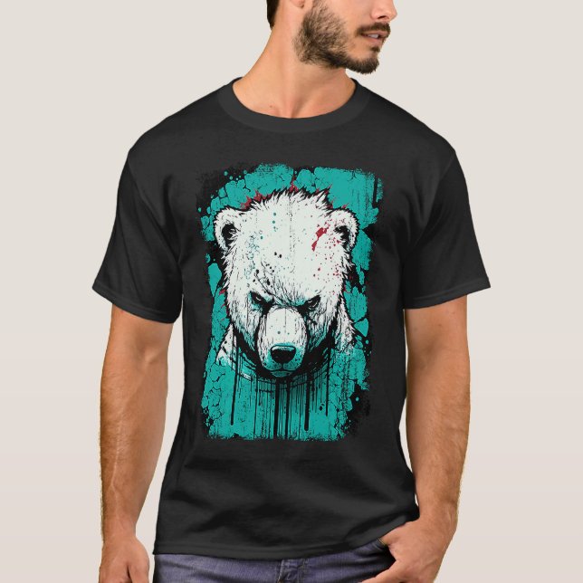 Camiseta Angry Polar Bear (Anverso)