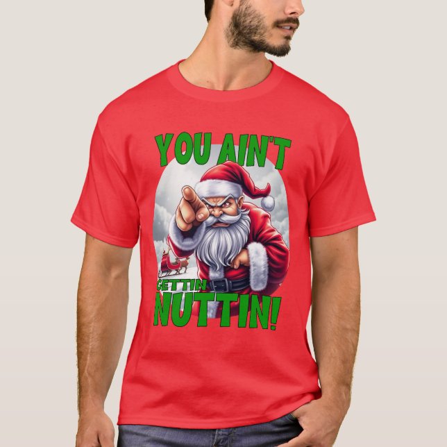 CAMISETA ANGRY SANTA (Anverso)