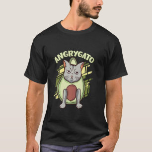 Camiseta Angrygato, Fiesta Mexicana Gato Español Enojado Ag