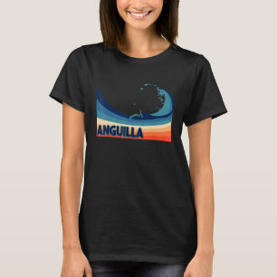 Camiseta Anguila Caribe Retro Vela y Pesca V