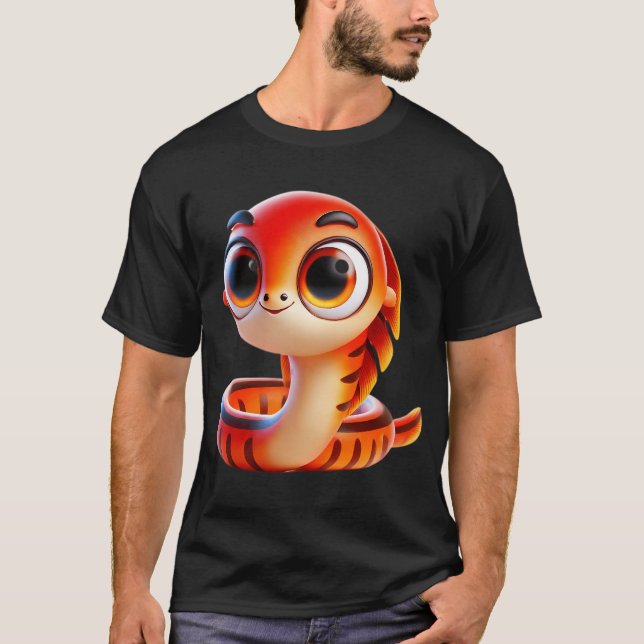 Camiseta Anguila de fuego adorable (Anverso)