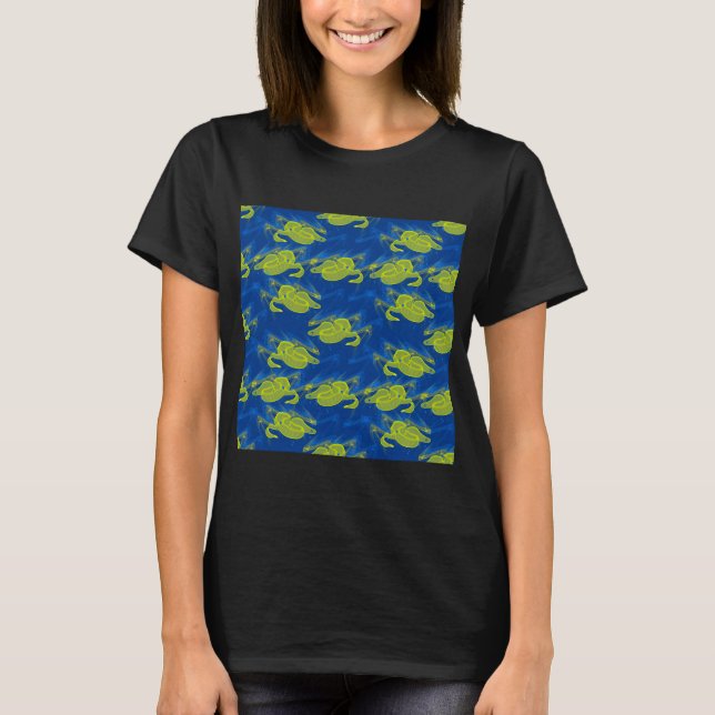 Camiseta anguila luminiscente (Anverso)