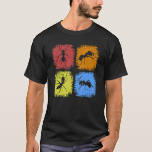 Camiseta Anguila Retro Animal Grunge Insectos Zoológico Ent