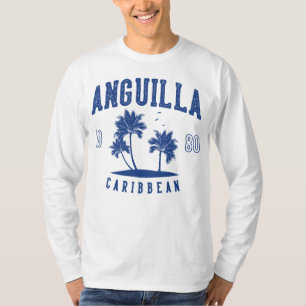 Camiseta Anguilla Palma del Caribe 1980