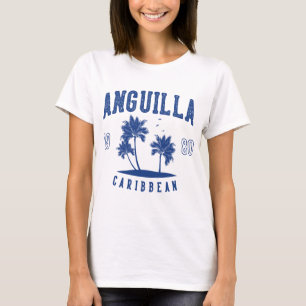 Camiseta Anguilla Palma del Caribe 1980