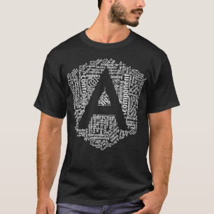 Camiseta AngularJS - Wordcloud Edition