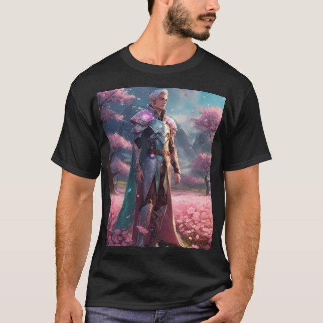 Camiseta Ángulo del diablo masculino (Anverso)
