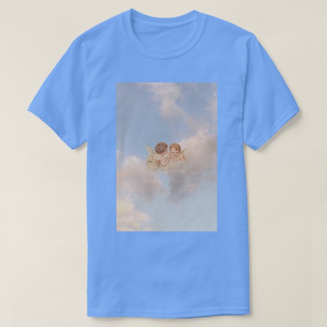 Camiseta Ángulos de nubes renacentistas (Diseño del anverso)