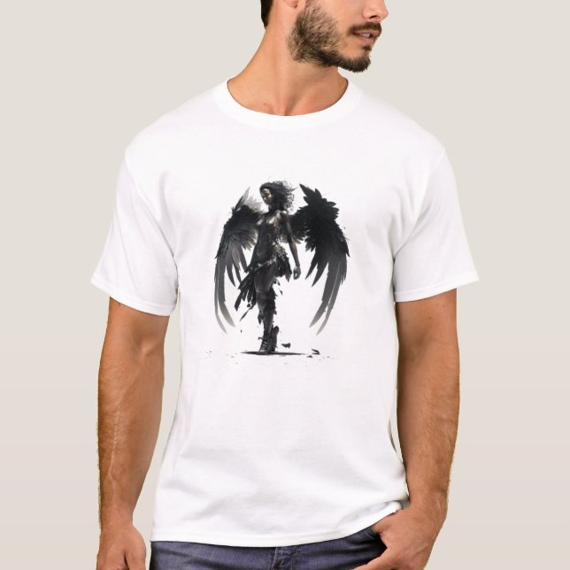 Camiseta Ángulos negros (Anverso)