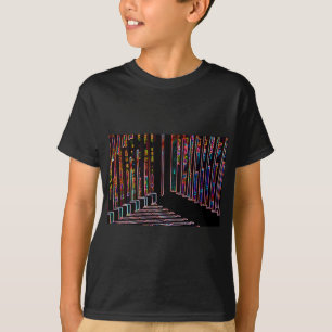 Camiseta Ángulos Y Líneas 2 Niños Camisas Oscuras