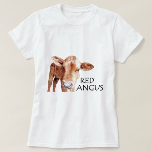 Camiseta Angus rojo