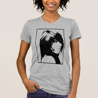Camiseta Anika en blanco y negro