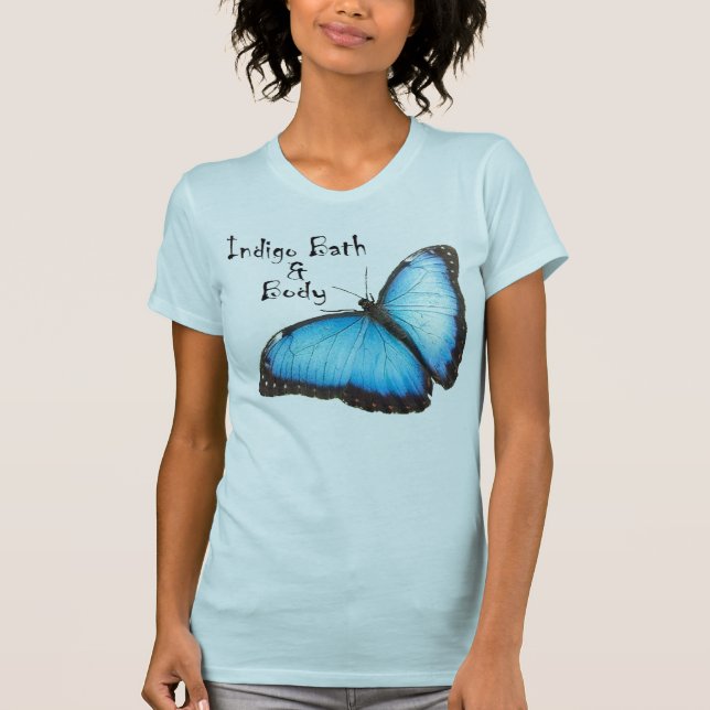 Camiseta Añil - complazca T (Anverso)
