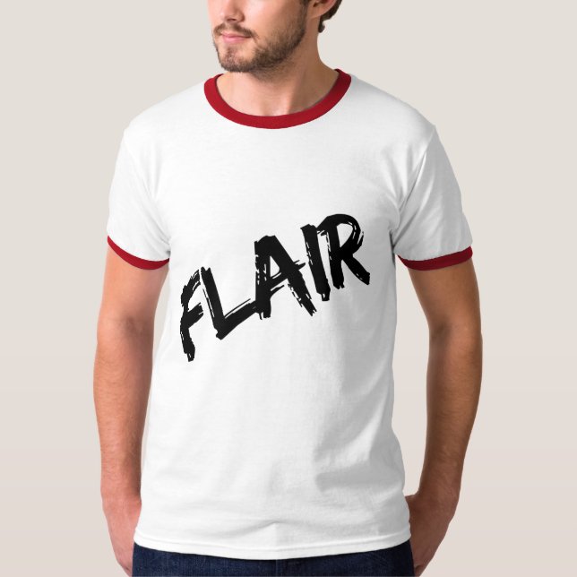 Camiseta Anillo básico de hombre impreso FLAIR (Anverso)