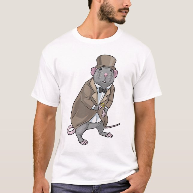 Camiseta Anillo de boda de aseo de rata Boda (Anverso)