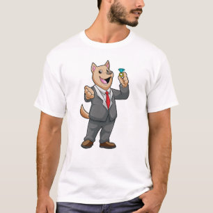 Camiseta Anillo de Boda de Dog Boda Groom