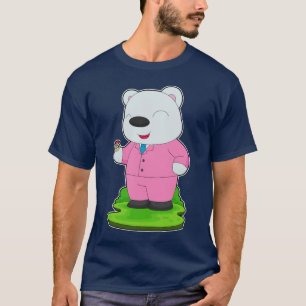Camiseta Anillo de boda prometido oso polar Boda