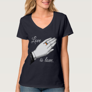 CAMISETA ANILLO DE BODAS DE ORGULLO AMOR