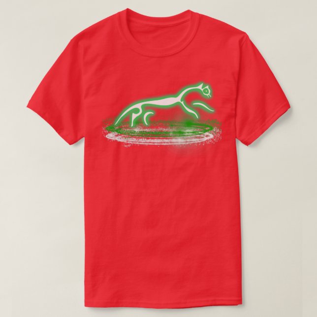 Camiseta Anillo de caballo blanco mágico (Diseño del anverso)