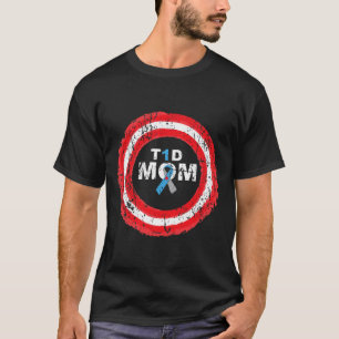 Camiseta Anillo de Cinta de Sensibilización sobre Diabetes 