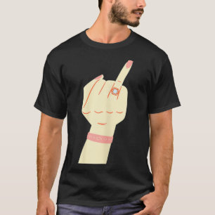 Camiseta Anillo de Diamante para Mujeres Fiesta de Despedid