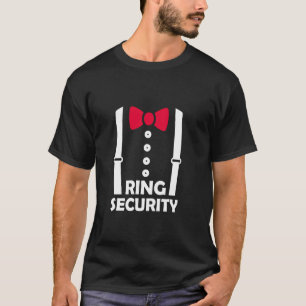 Camiseta Anillo de seguridad Esmoquin Portador de anillo de