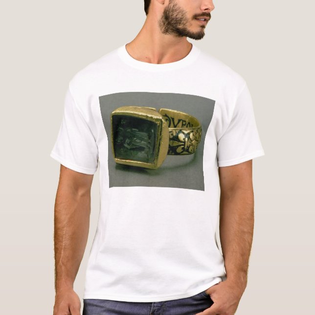 Camiseta Anillo de Signet de rey Louis IX de Francia (St. (Anverso)