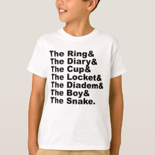 Camiseta Anillo & Diario & Taza & Cierre & Diadema & Niño &