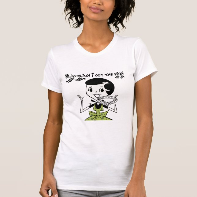 Camiseta Anillo retro de honda (Anverso)