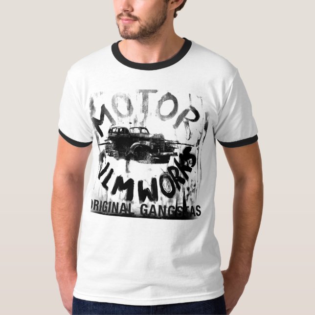 Camiseta Anillo-T de Moto del ARTE de JOE MORRIS (Anverso)
