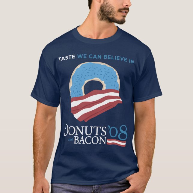 Camiseta Anillos de espuma y tocino: Gusto podemos creer (Anverso)